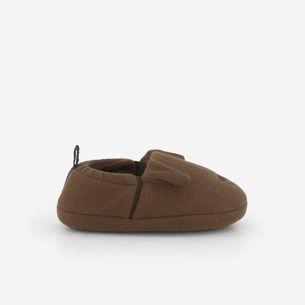Chaussons en nid d'abeille MARRON