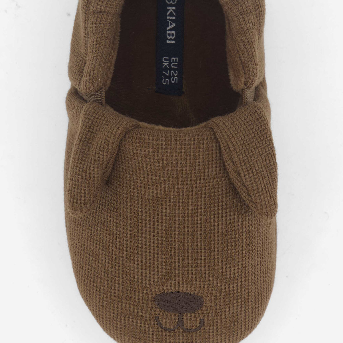 Chaussons en nid d'abeille MARRON