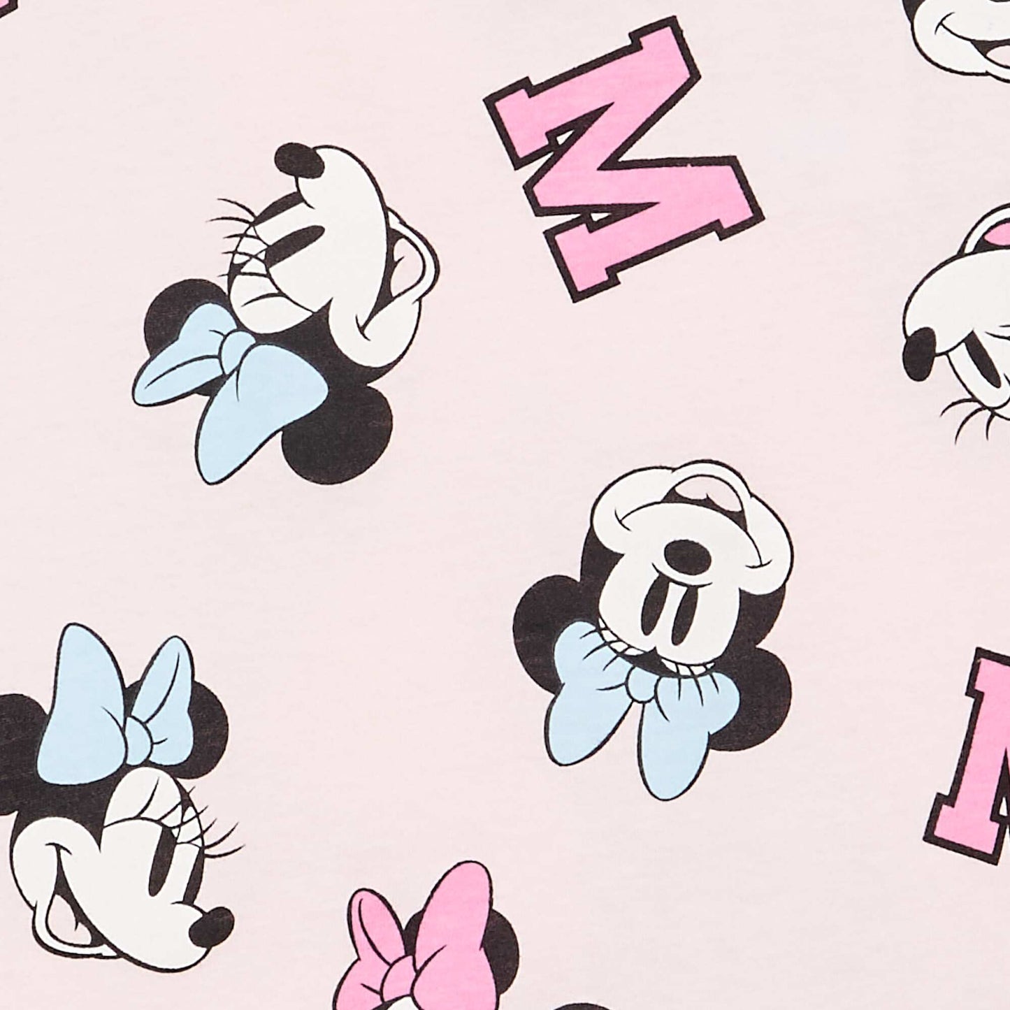 T-shirt à col rond et manches courtes 'Minnie' 'Disney' ROSE