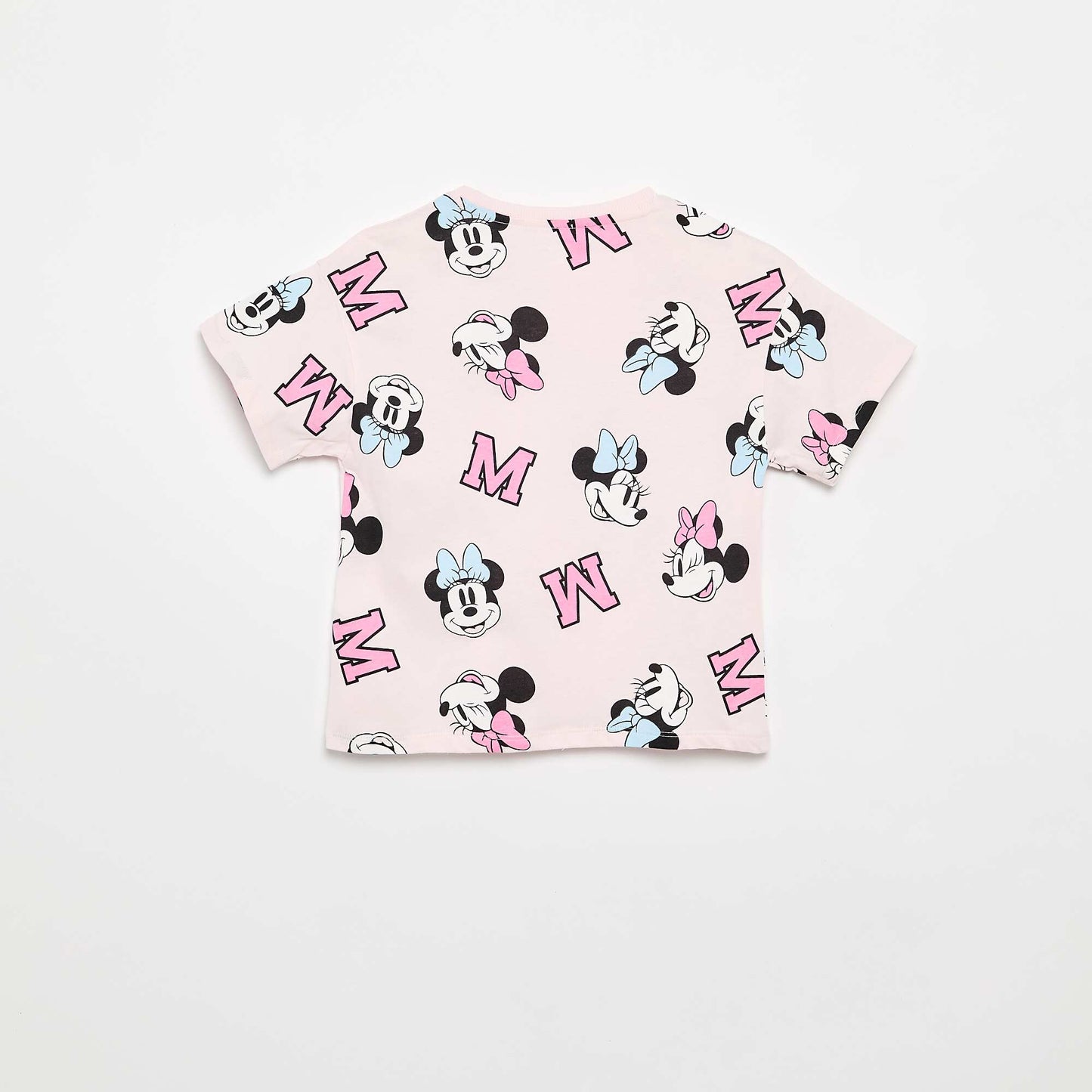 T-shirt à col rond et manches courtes 'Minnie' 'Disney' ROSE