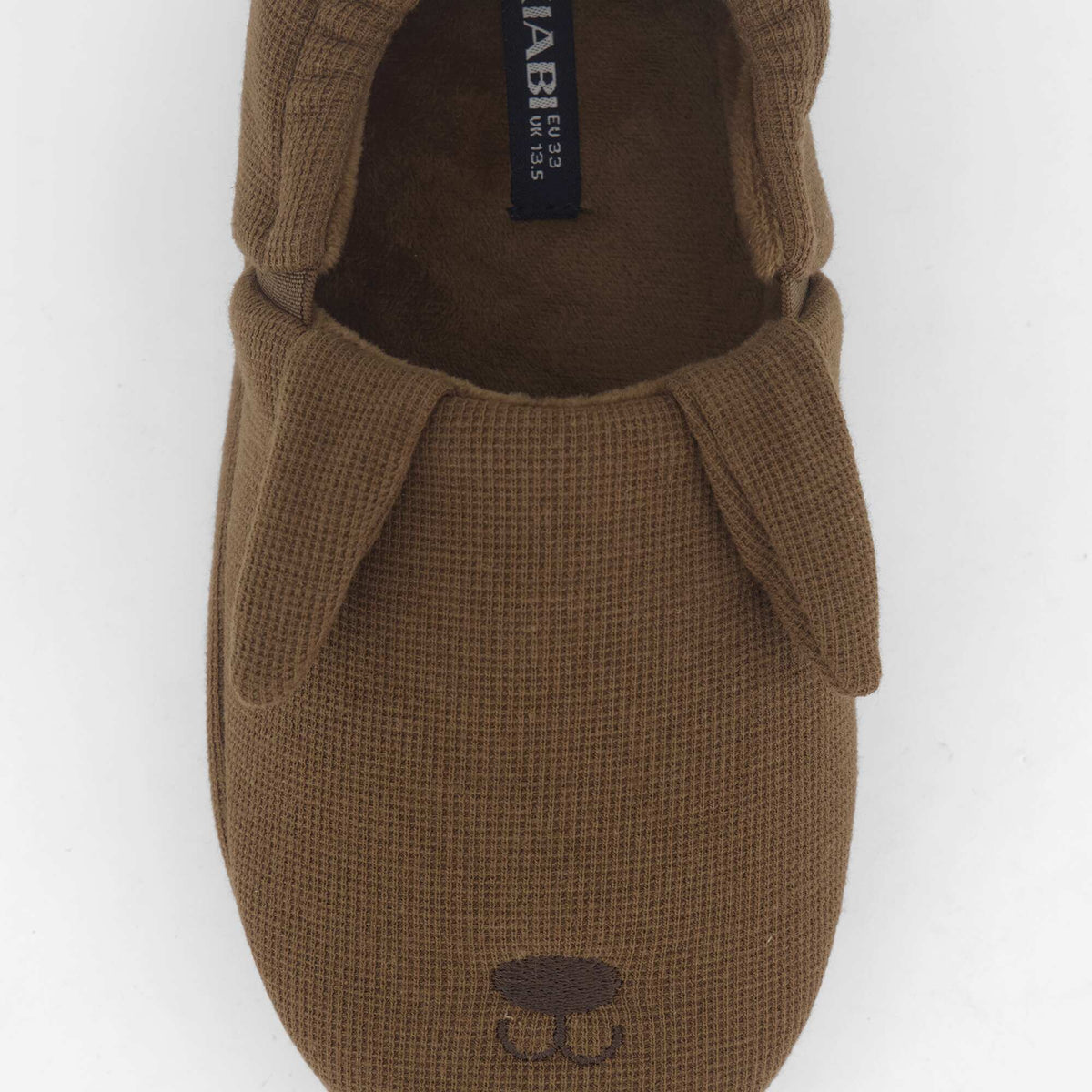 Chaussons forme charentaise MARRON
