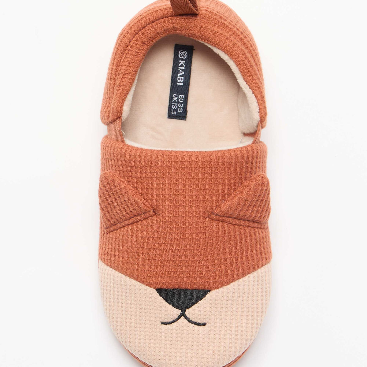 Chaussons forme charentaise ORANGE