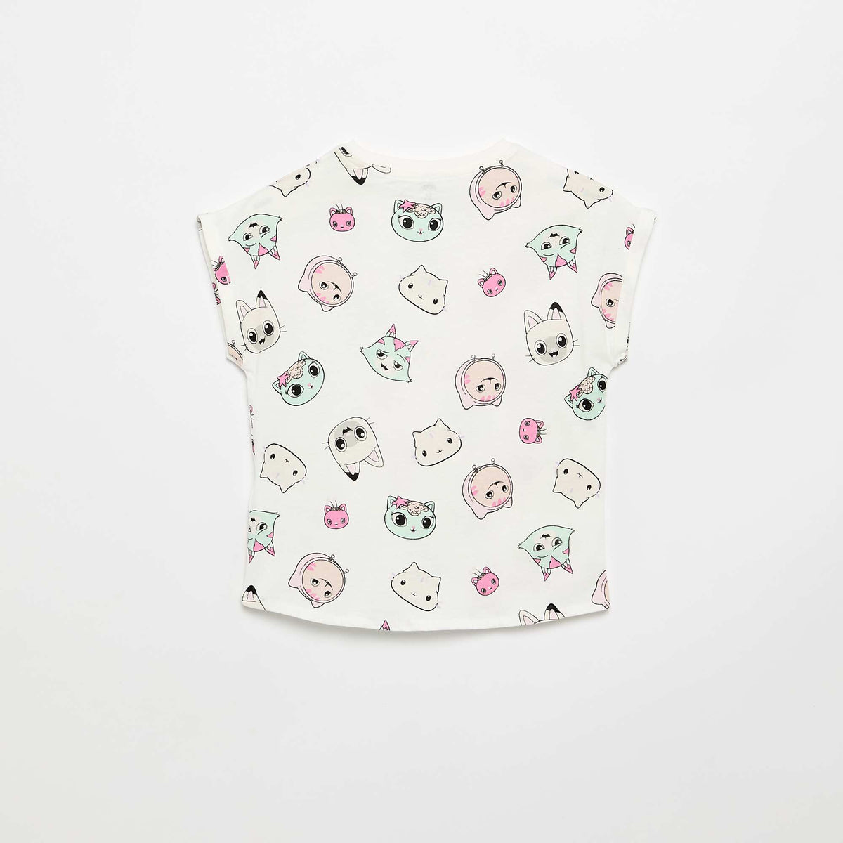 T-shirt à manches courtes 'Gabby et la maison magique' BLANC