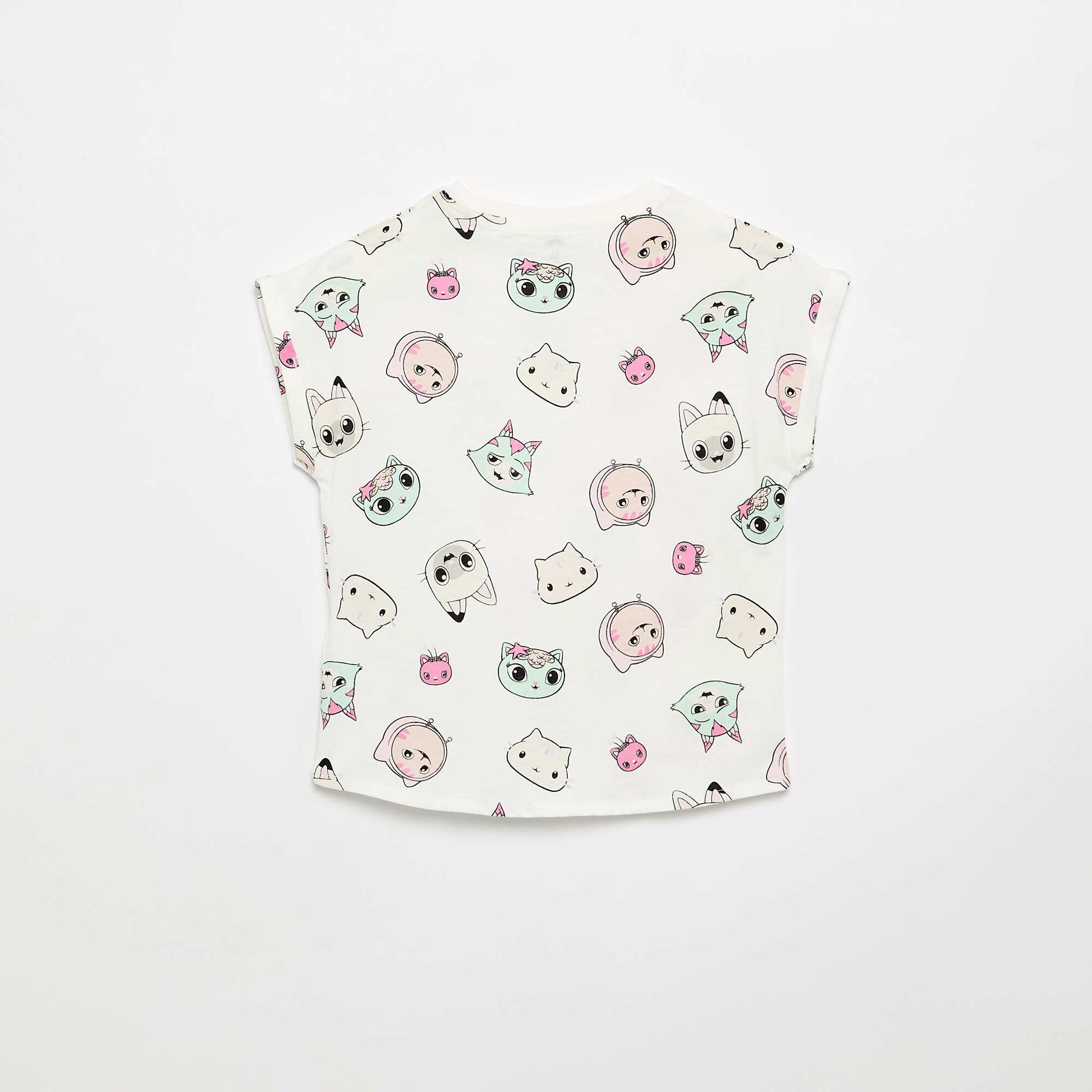T-shirt à manches courtes 'Gabby et la maison magique' BLANC