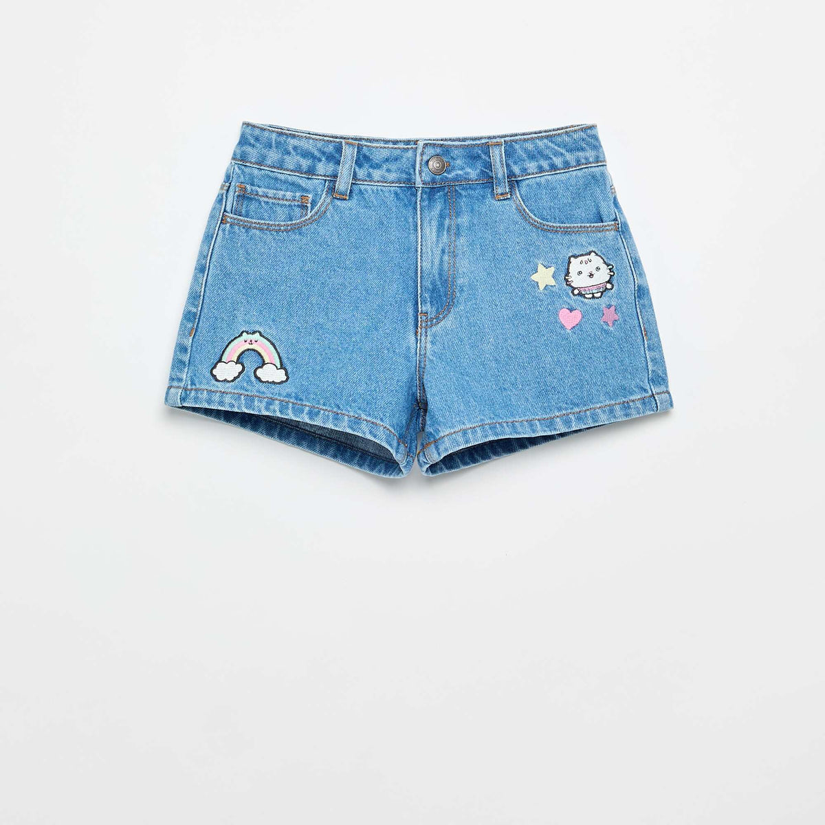 Short en denim 'Gabby et la maison magique' BLEU