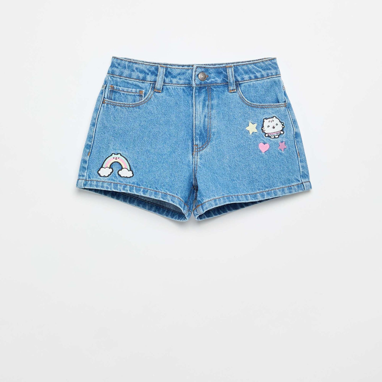 Short en denim 'Gabby et la maison magique' BLEU