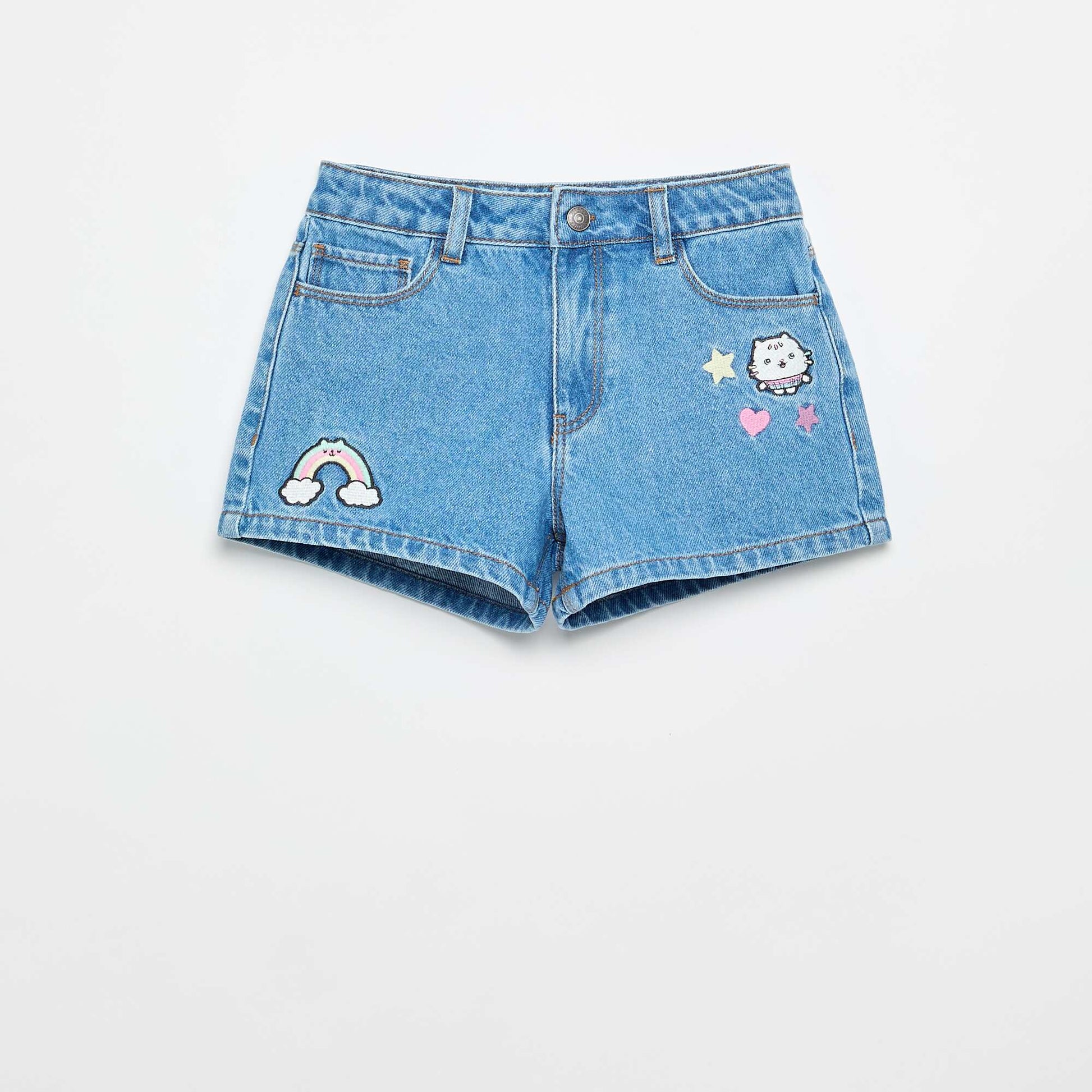Short en denim 'Gabby et la maison magique' BLEU