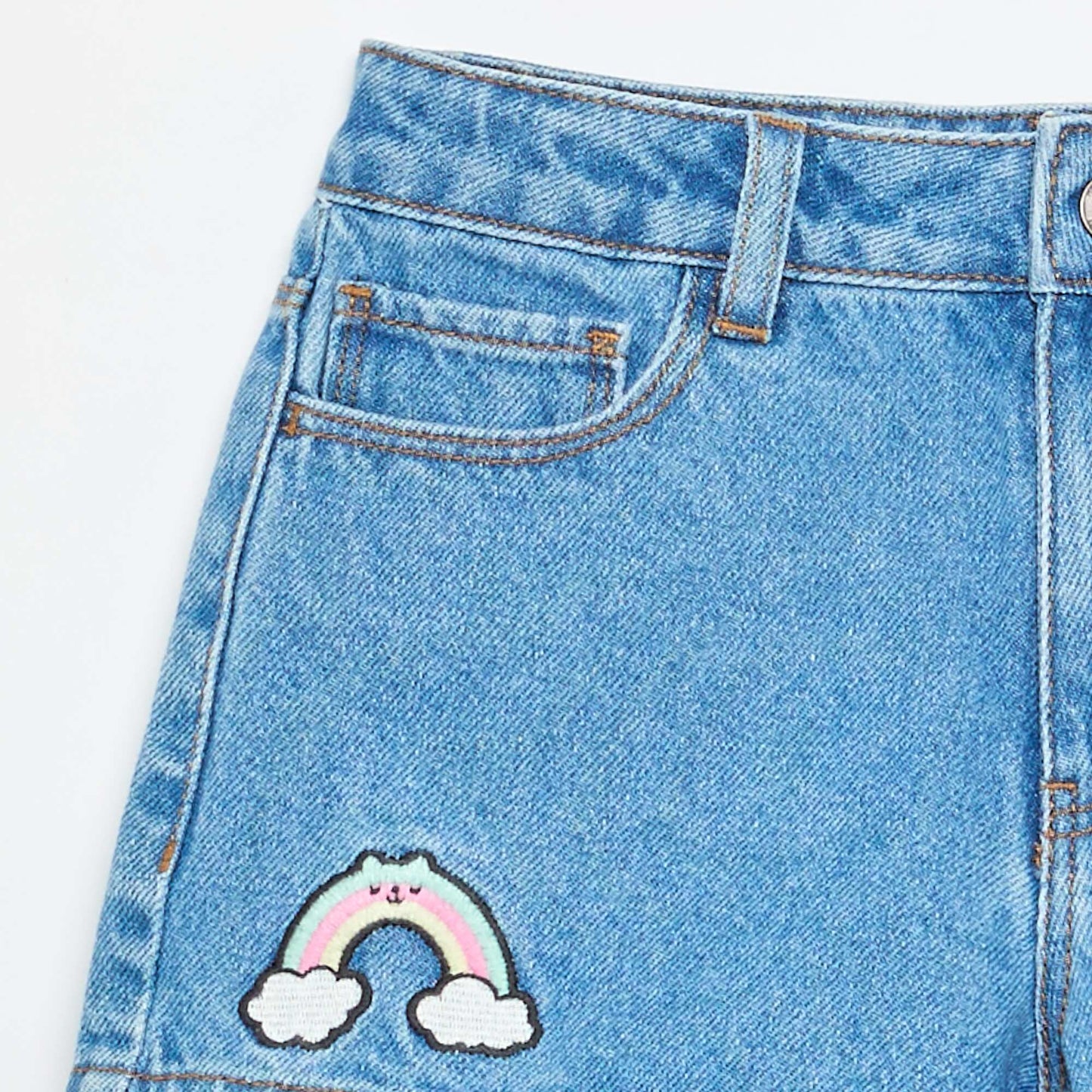 Short en denim 'Gabby et la maison magique' BLEU