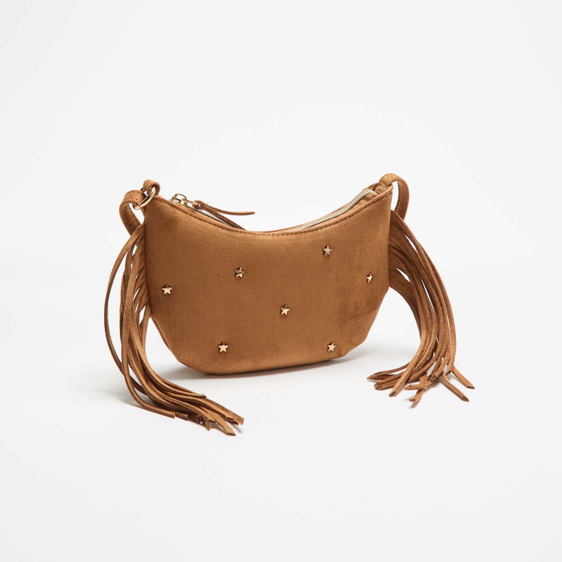 Sac à franges version mini BEIGE