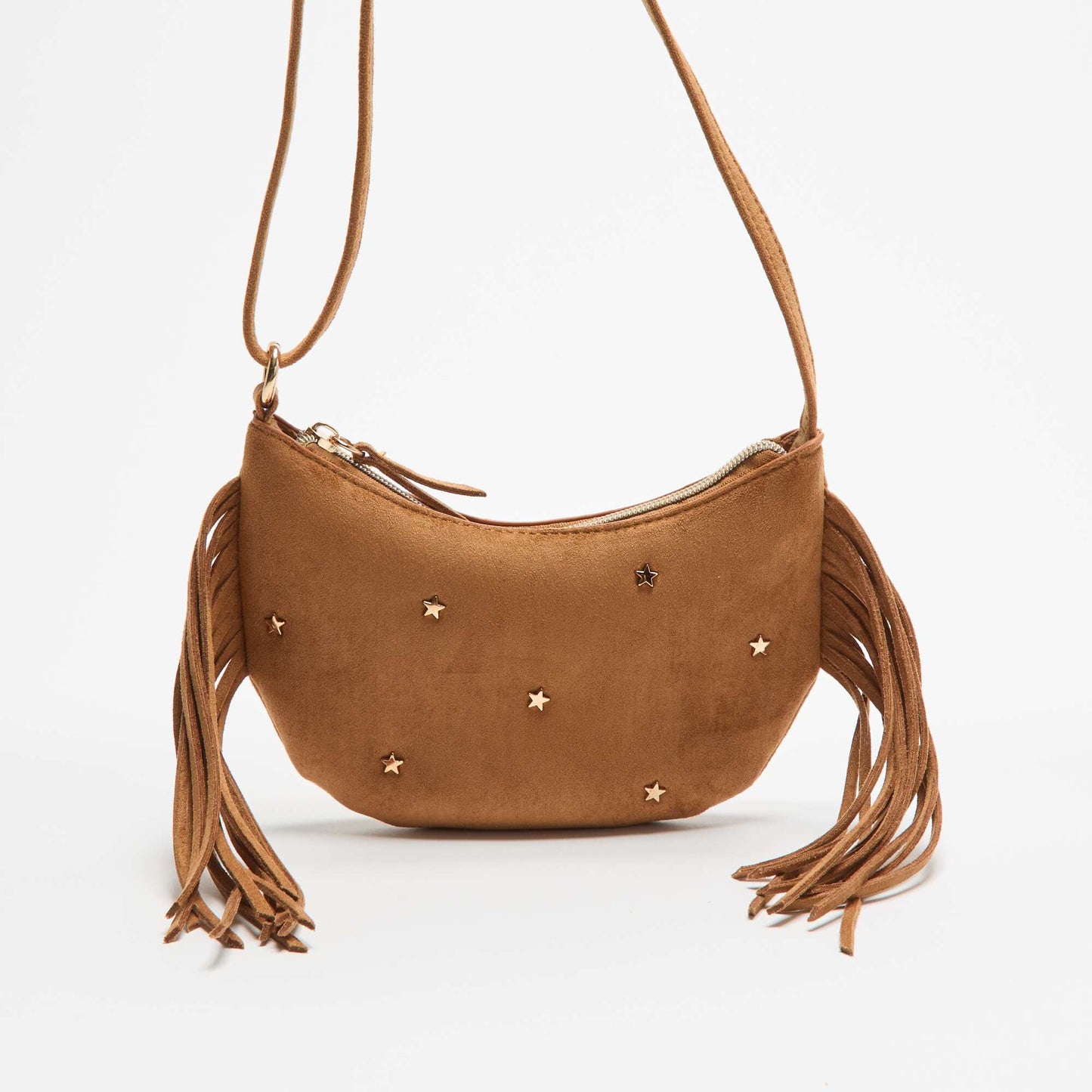 Sac à franges version mini BEIGE