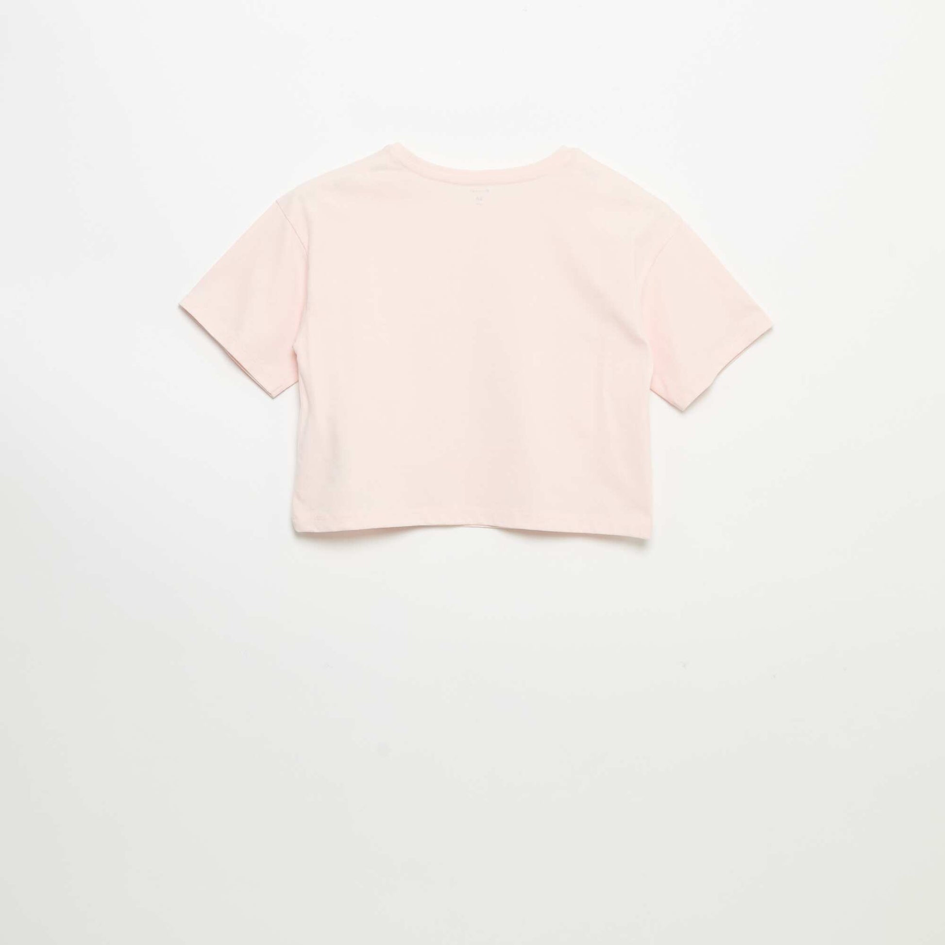 T-shirt à manches courtes avec broderies ROSE