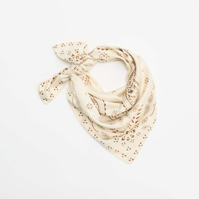 Foulard à motifs BEIGE