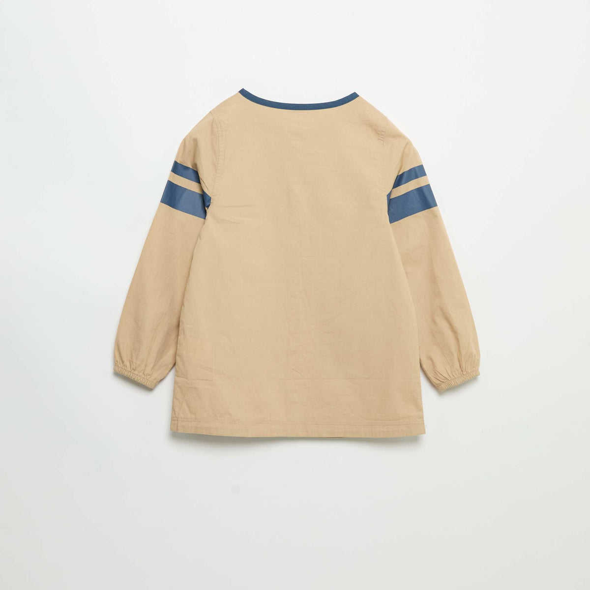 Tablier scolaire à manches longues BEIGE