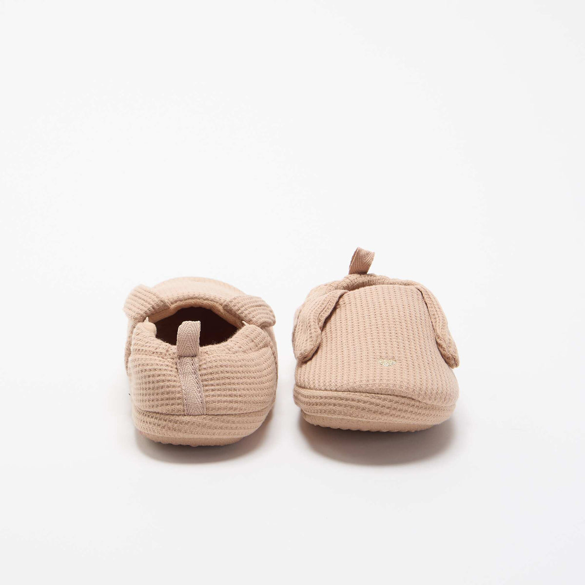 Chaussons en nid d'abeille MARRON