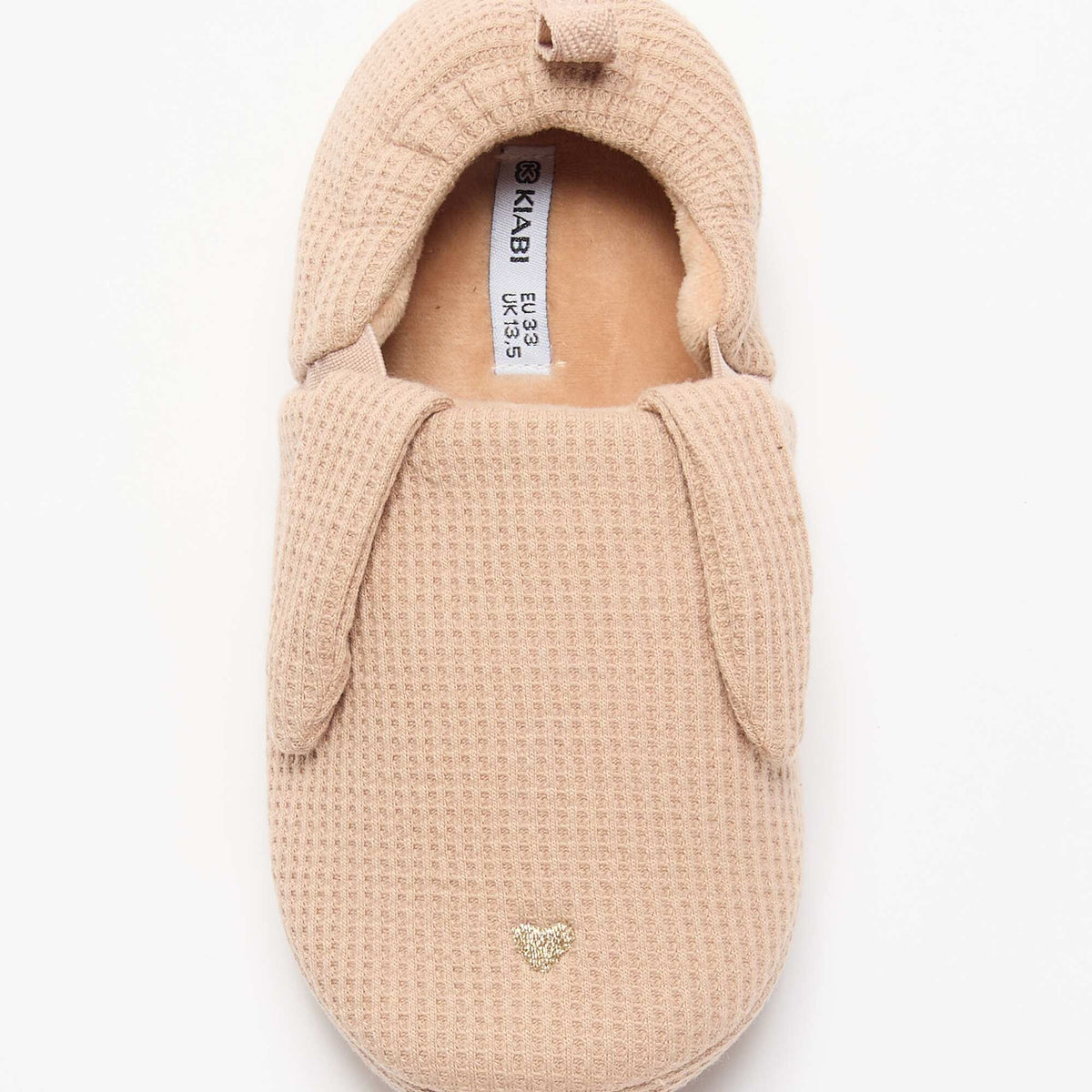 Chaussons en nid d'abeille MARRON