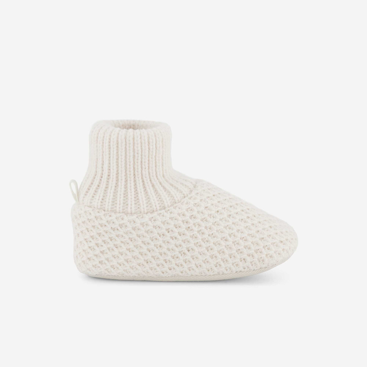 Chaussons montants en maille BEIGE