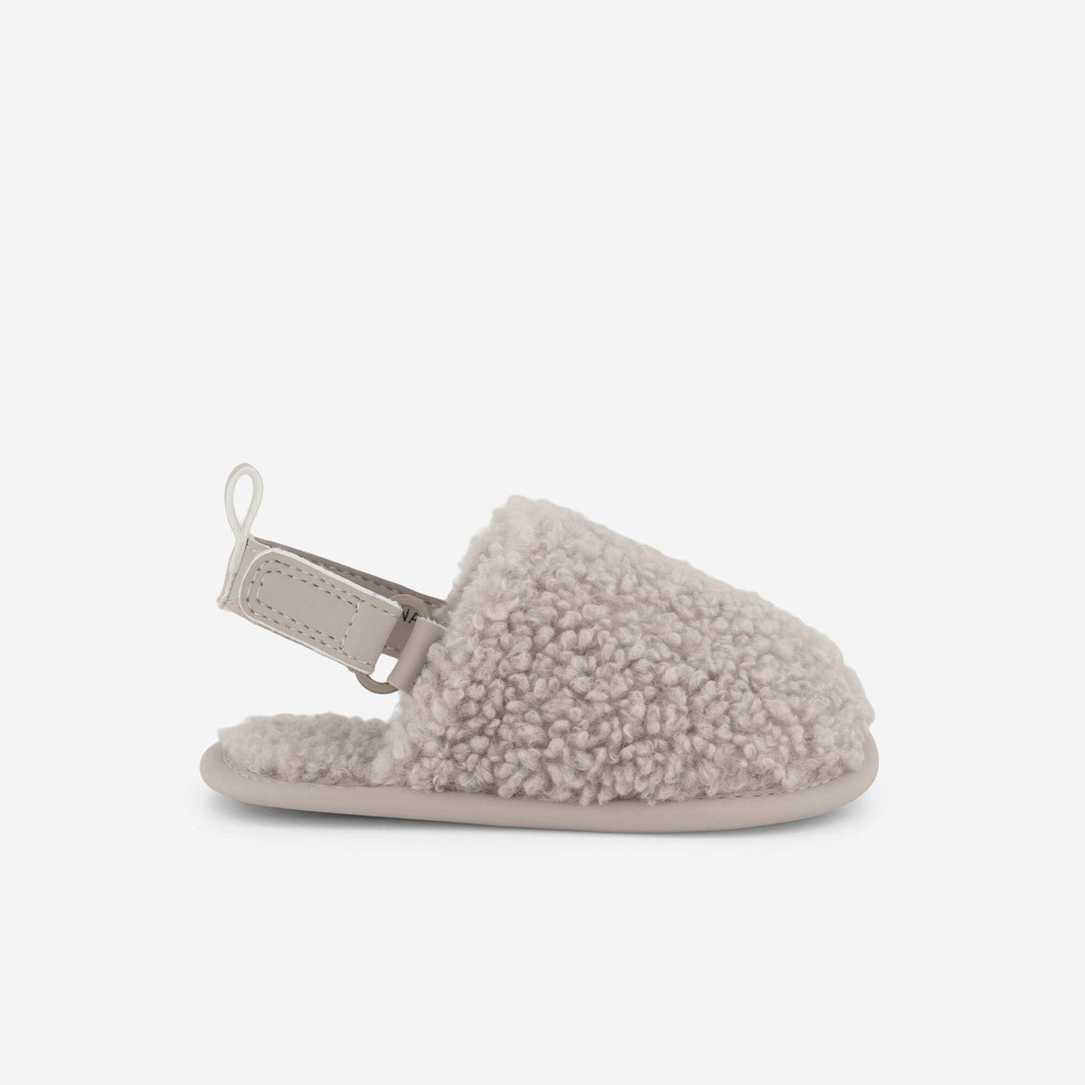 Chaussons mules avec brides de maintien BEIGE