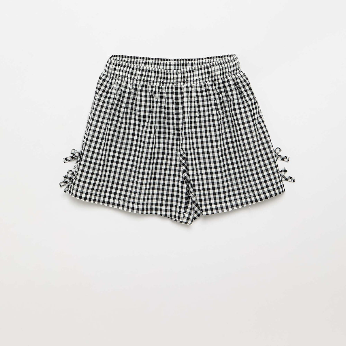 Ensemble débardeur + short à motif Vichy - 2 pièces NOIR