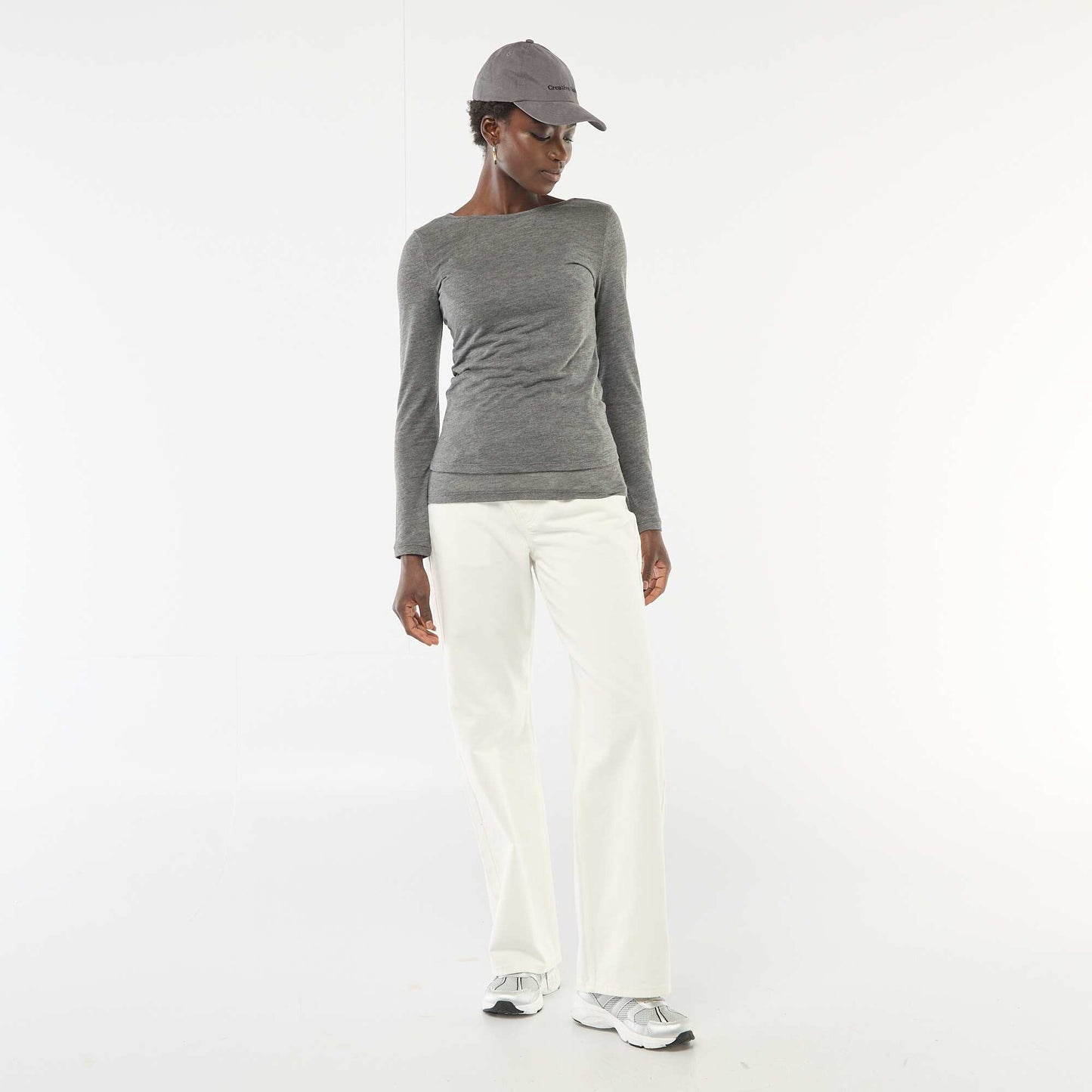 T-shirt débardeur 2-en-1 GRIS