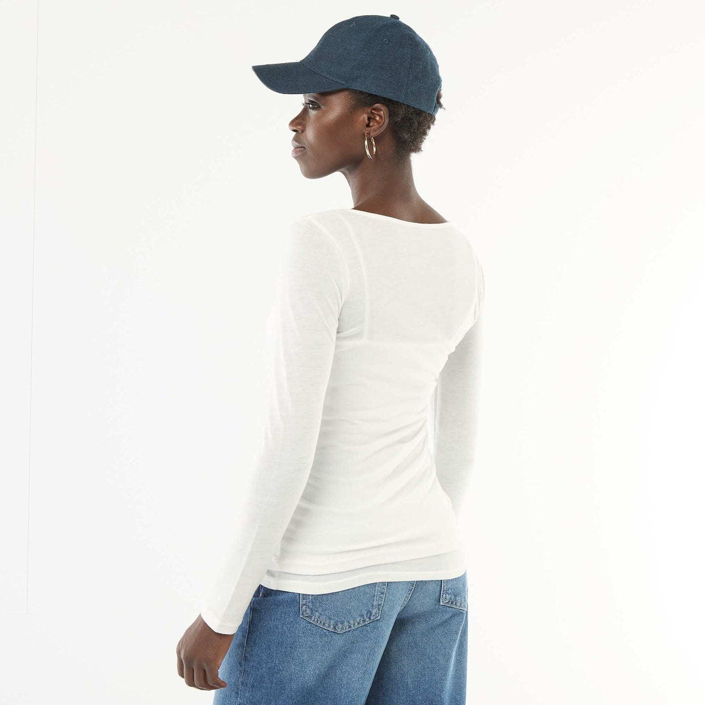 T-shirt débardeur 2-en-1 BLANC