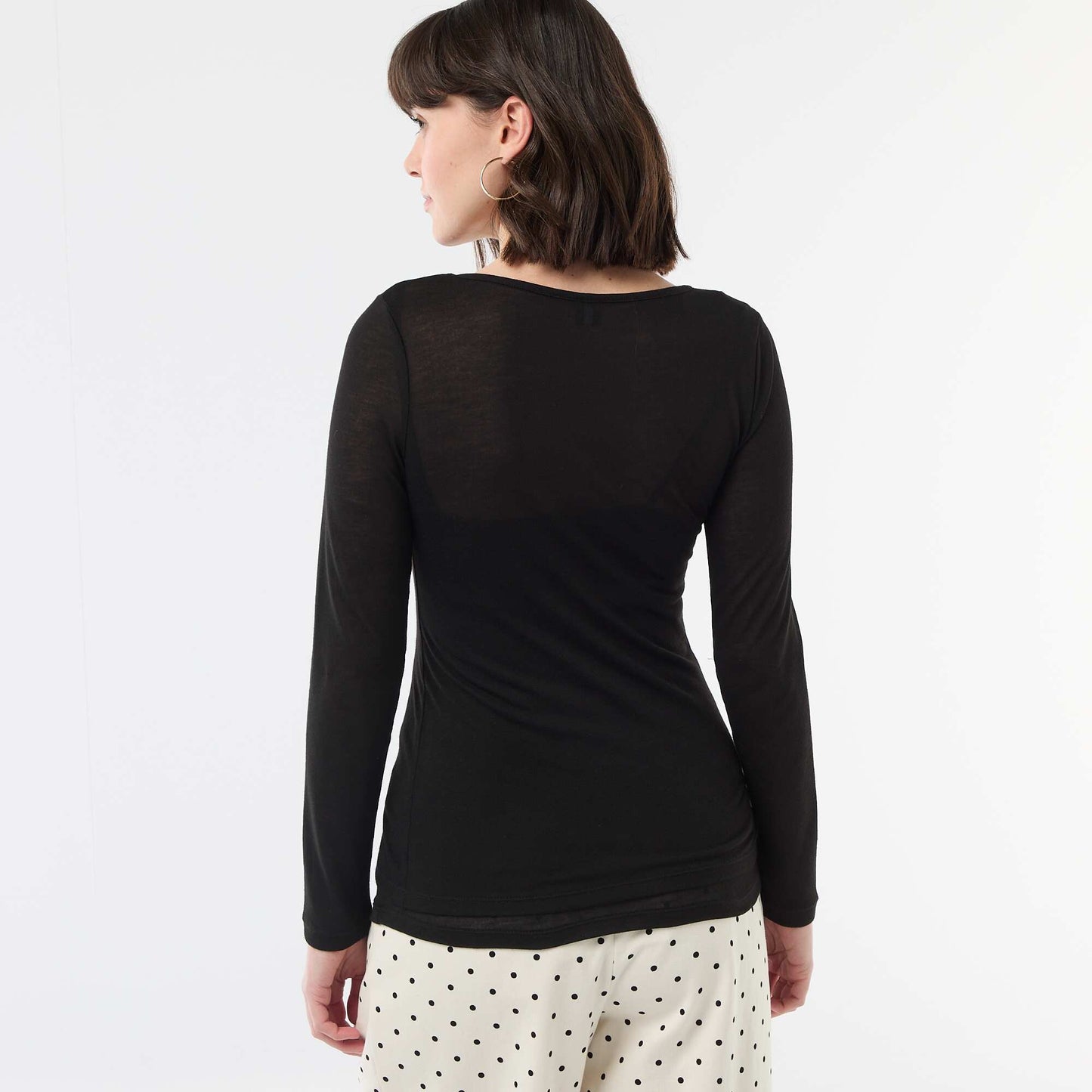T-shirt débardeur 2-en-1 NOIR
