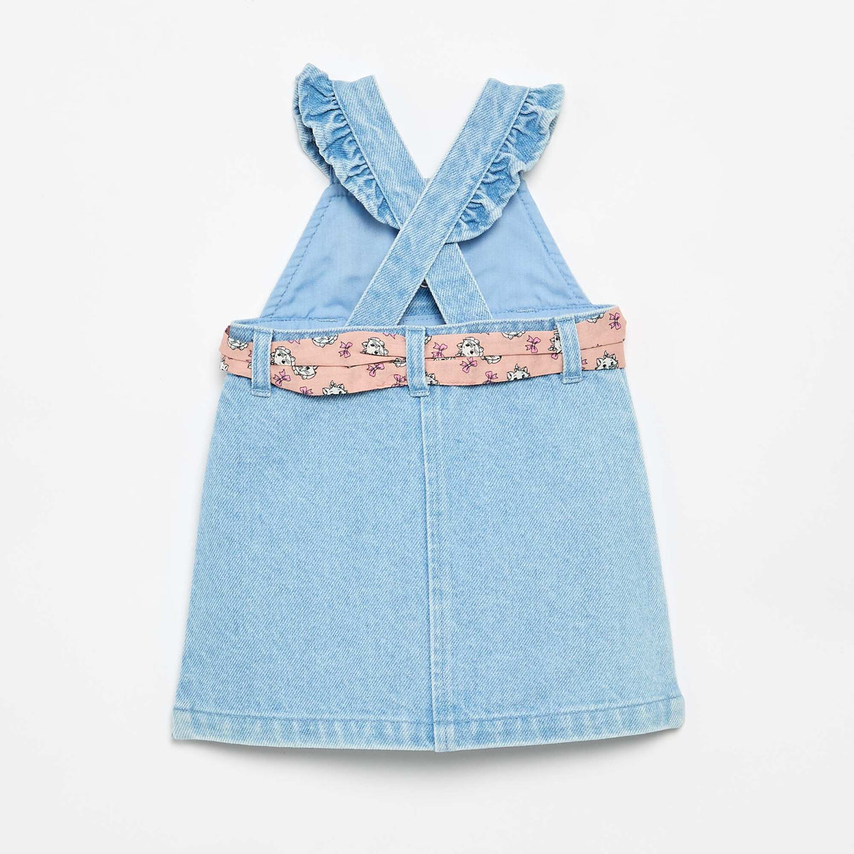 Robe sans manches en denim BLEU