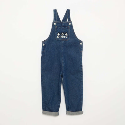 Salopette 'Disney' 'Mickey' en jean BLEU