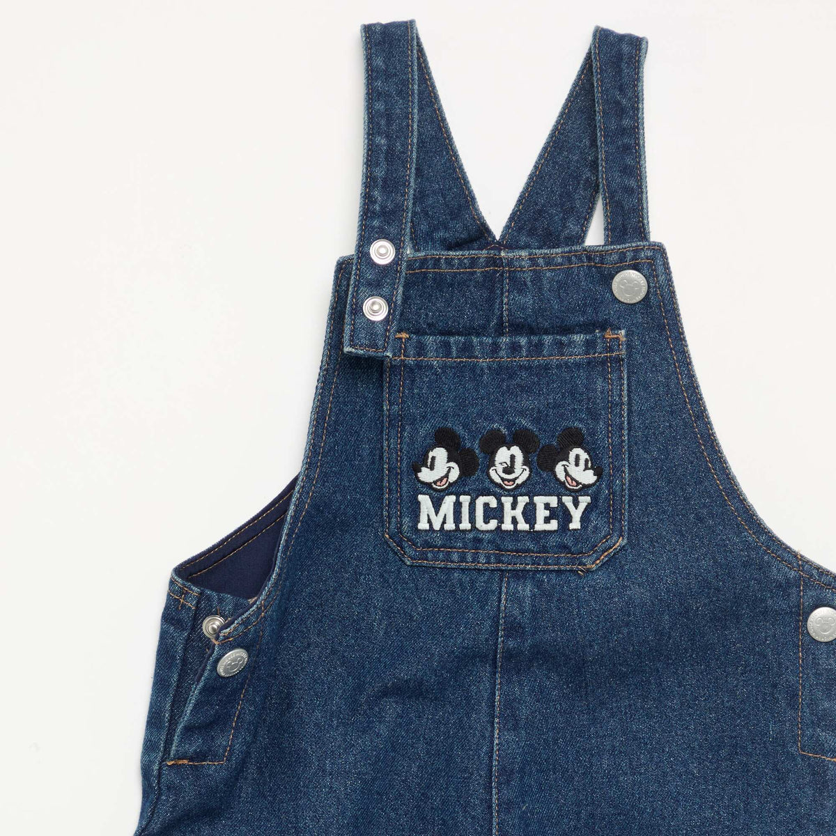 Salopette 'Disney' 'Mickey' en jean BLEU