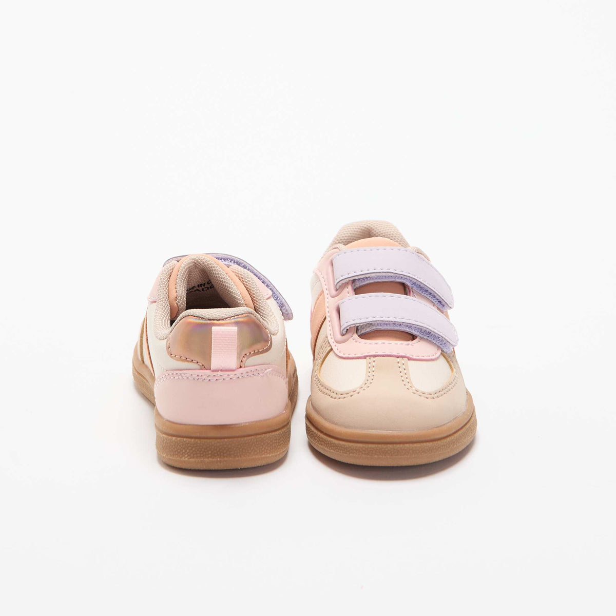 Baskets à scratchs colorées BEIGE