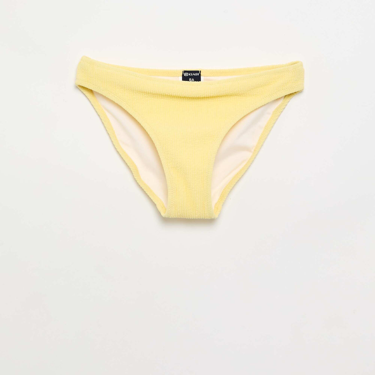 Maillot de bain 2 pièces avec nœud JAUNE