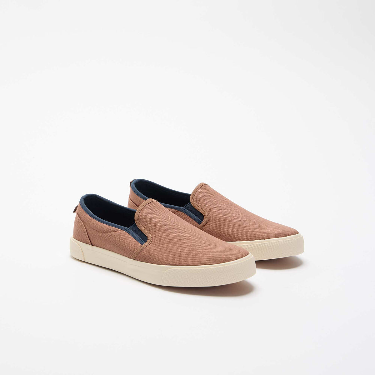 Baskets basses slip-on MARRON