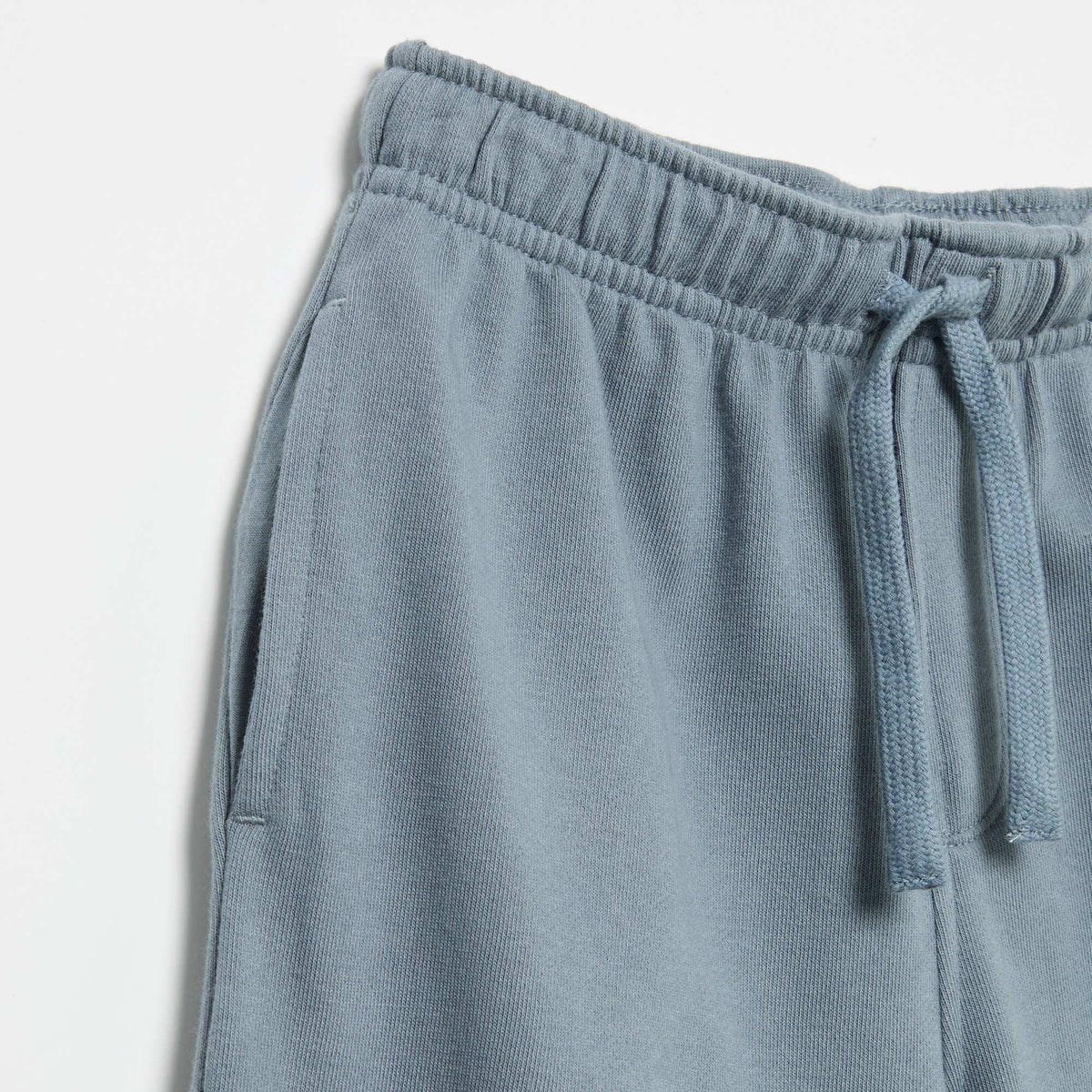 Pantalon de jogging uni en French Terry BLEU