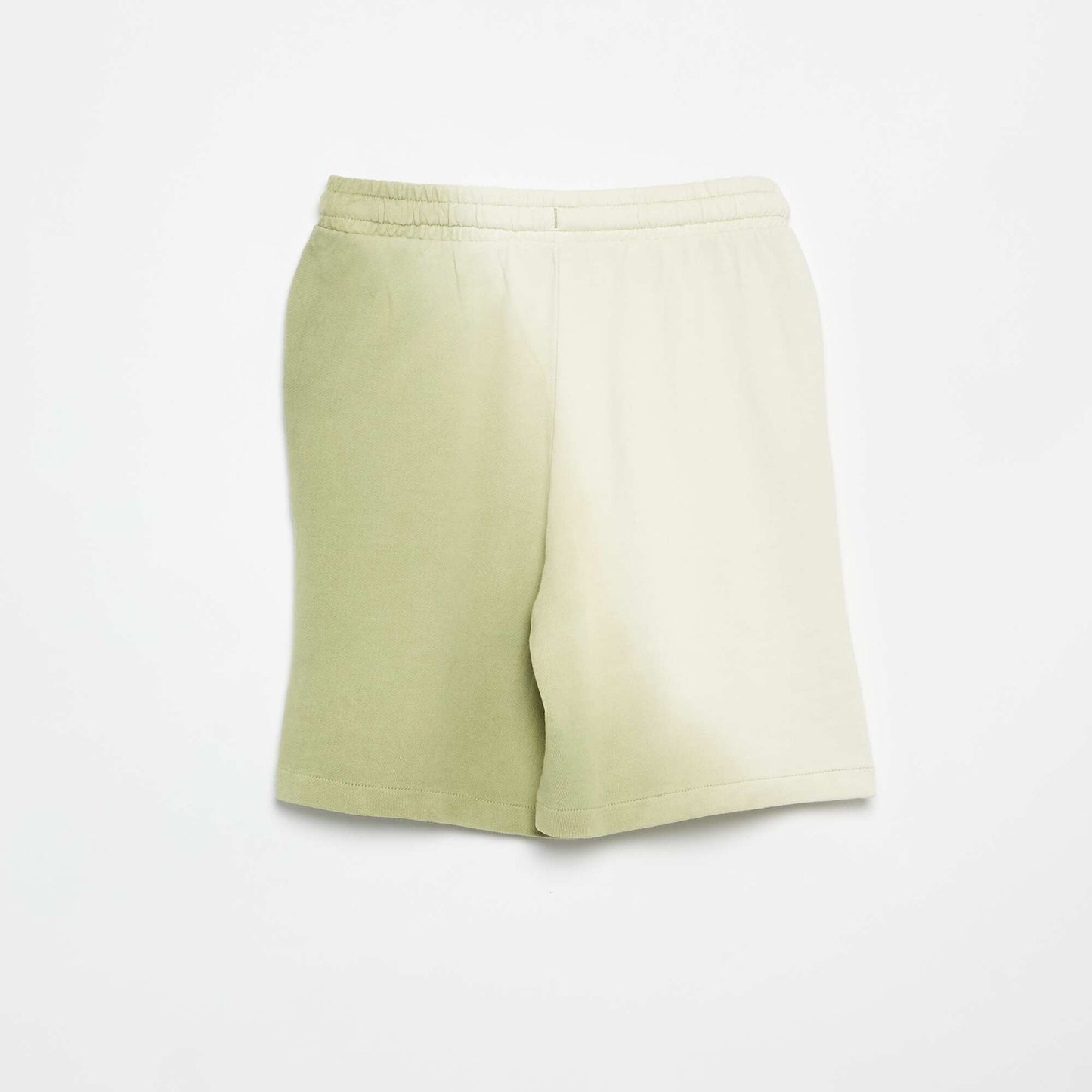 Bermuda en french terry tie and dye VERT