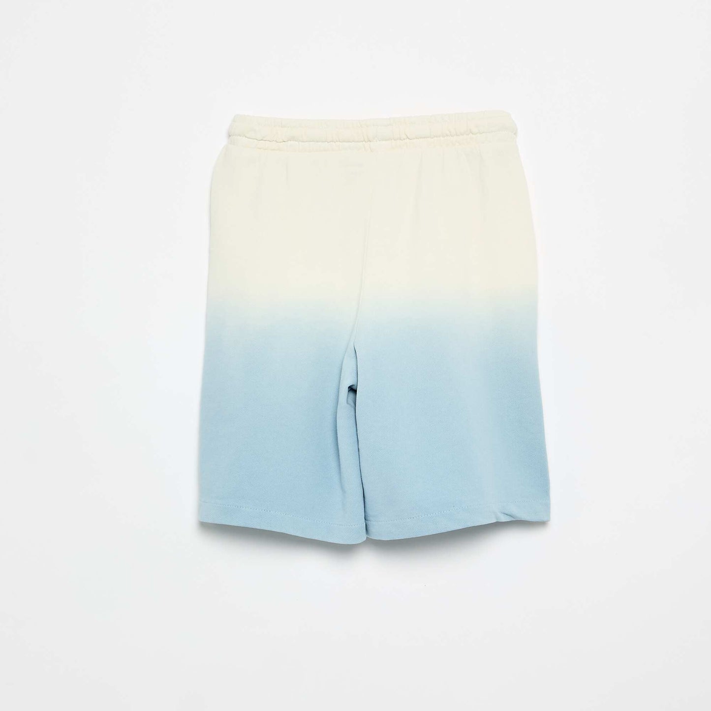 Bermuda en french terry tie and dye BLEU