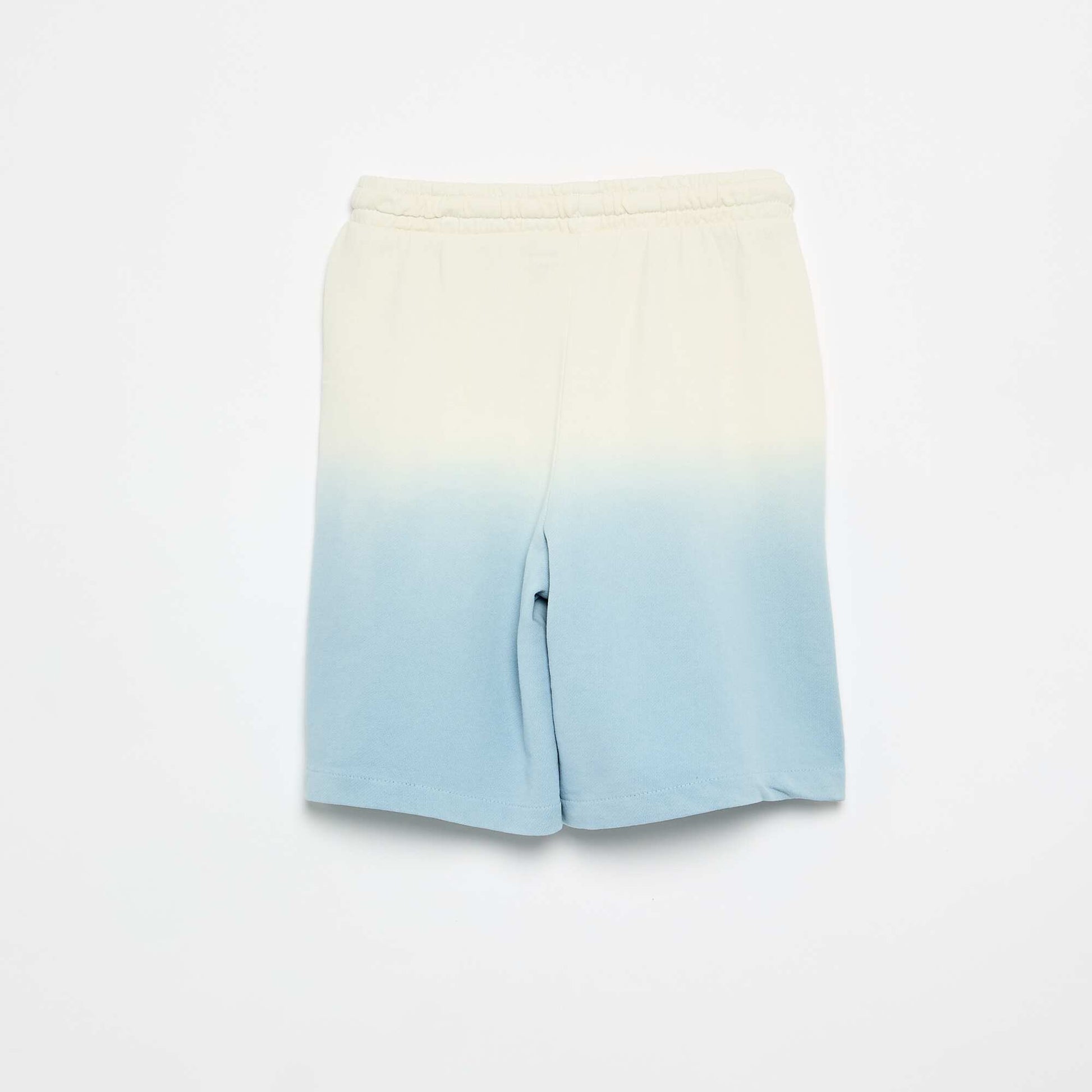 Bermuda en french terry tie and dye BLEU
