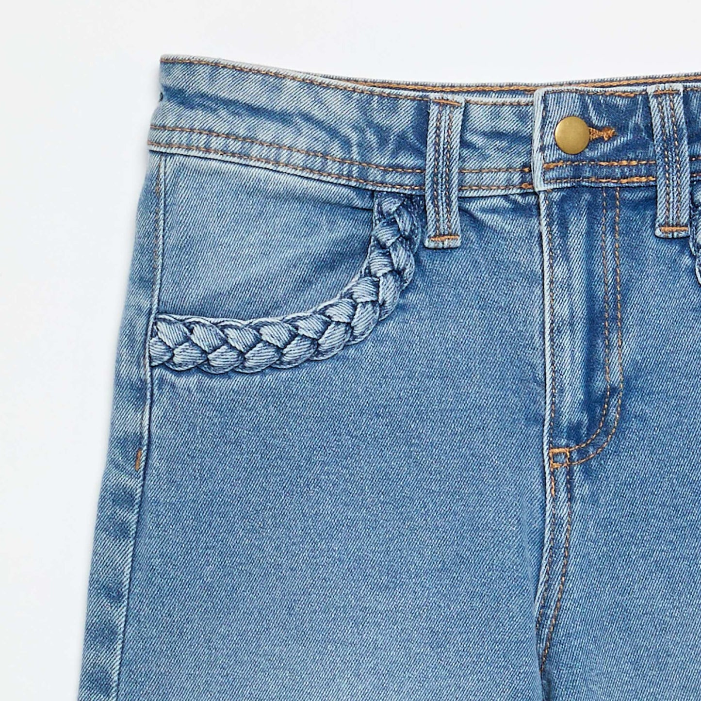 Pantalon wide leg fit / coupe large BLEU