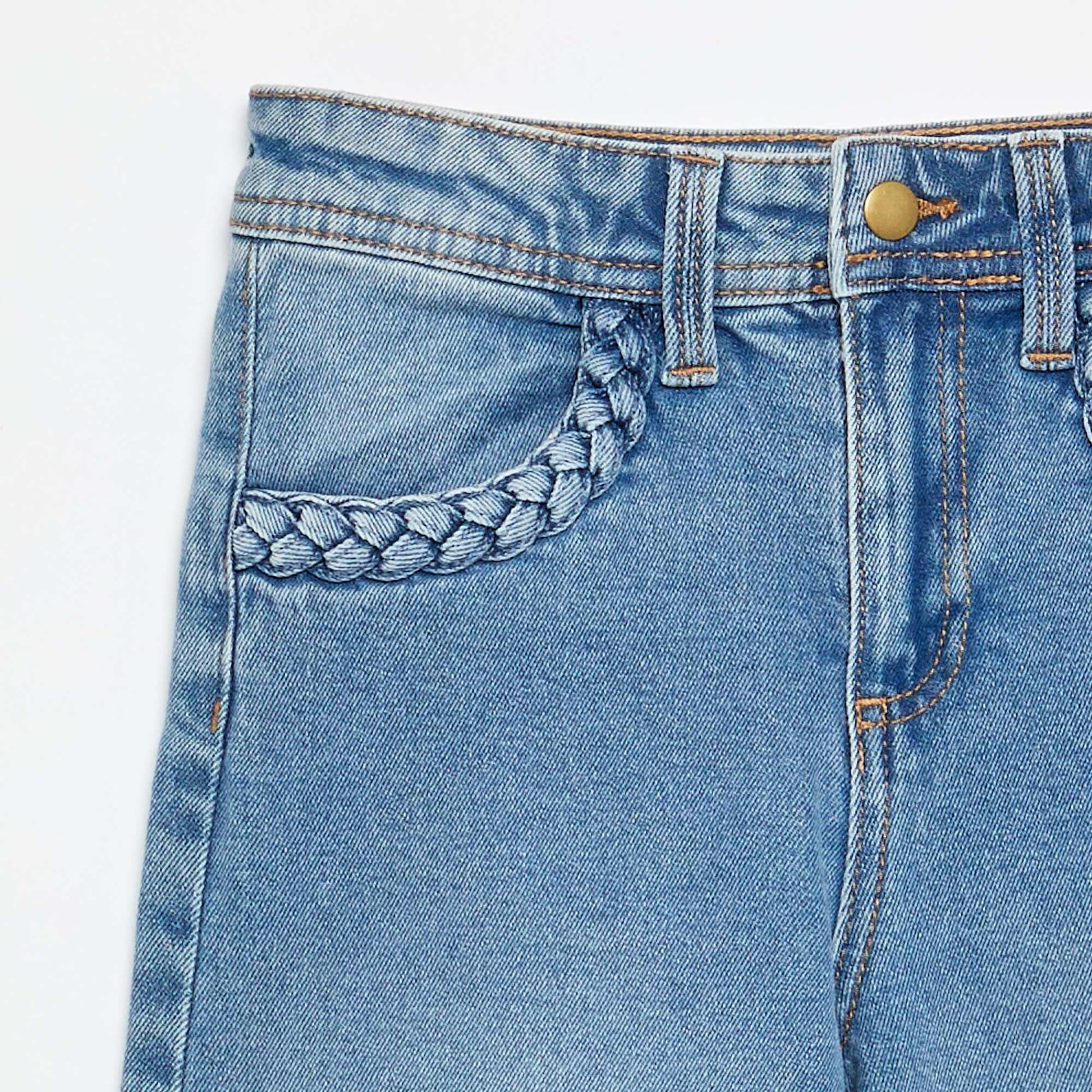 Pantalon wide leg fit / coupe large BLEU