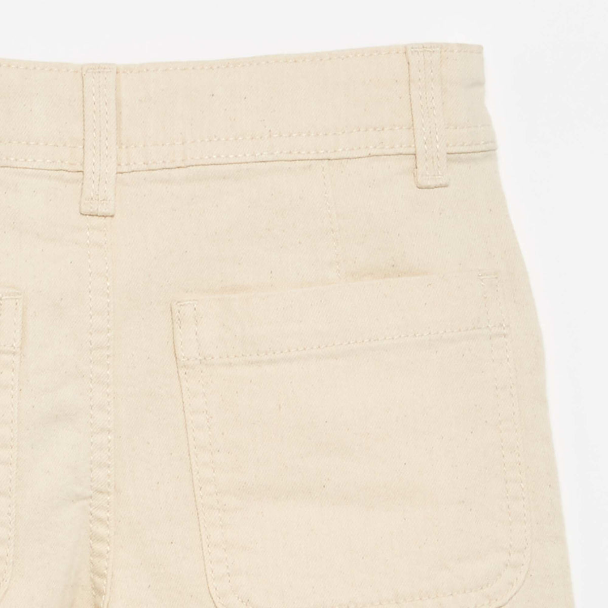 Pantalon wide leg fit / coupe large BLANC