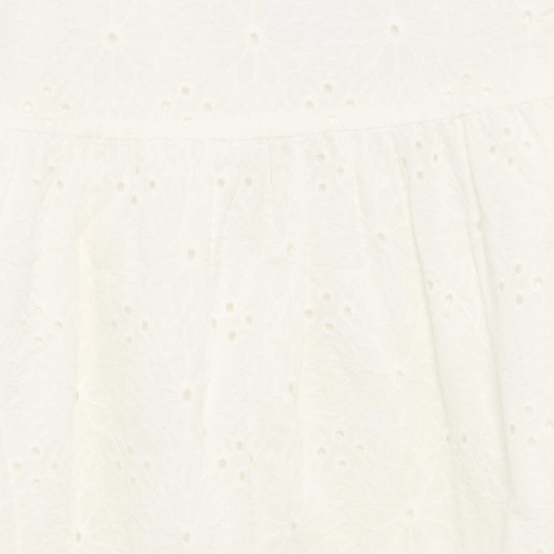 Robe à bretelles et broderies anglaises BLANC