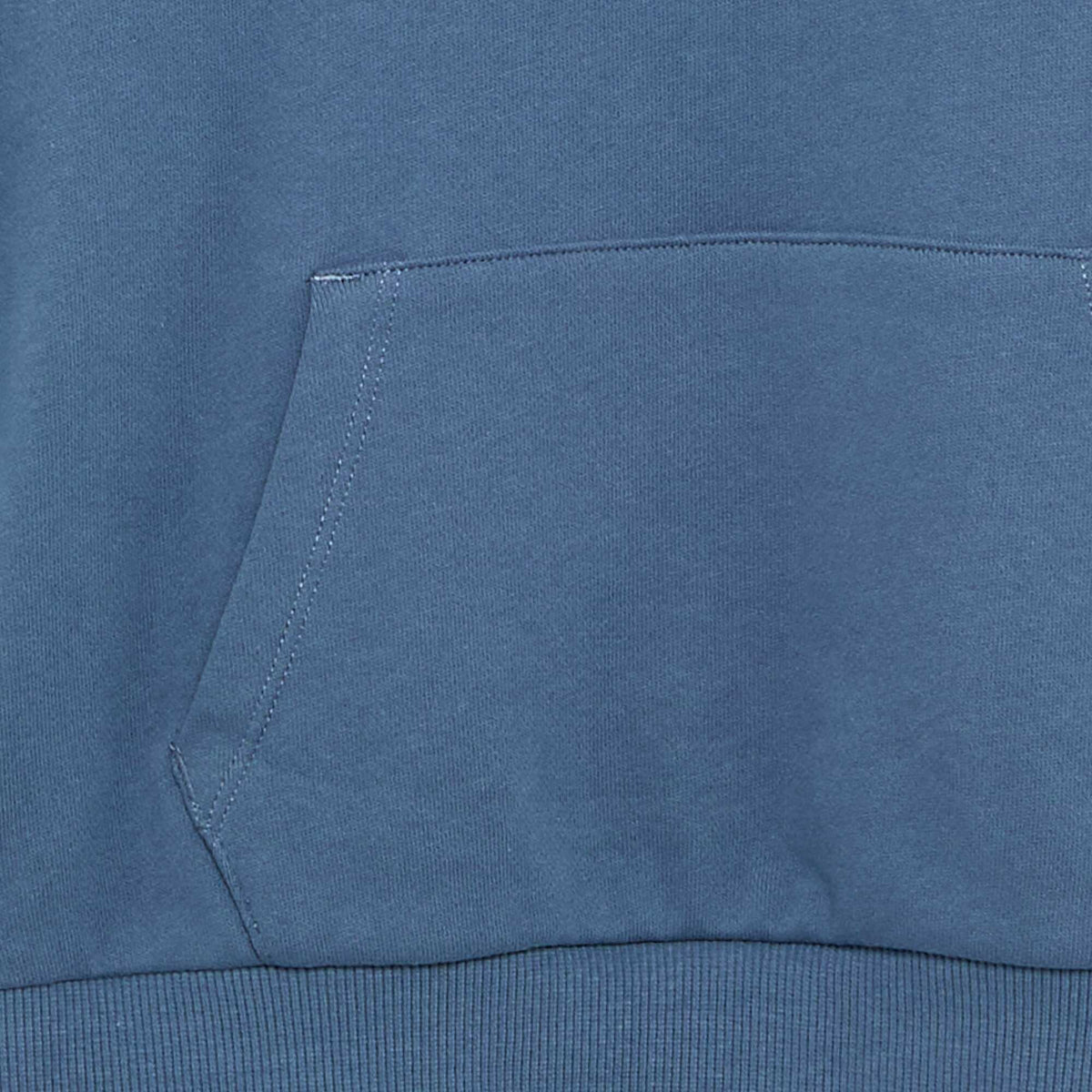 Sweat à capuche avec poche kangourou BLEU