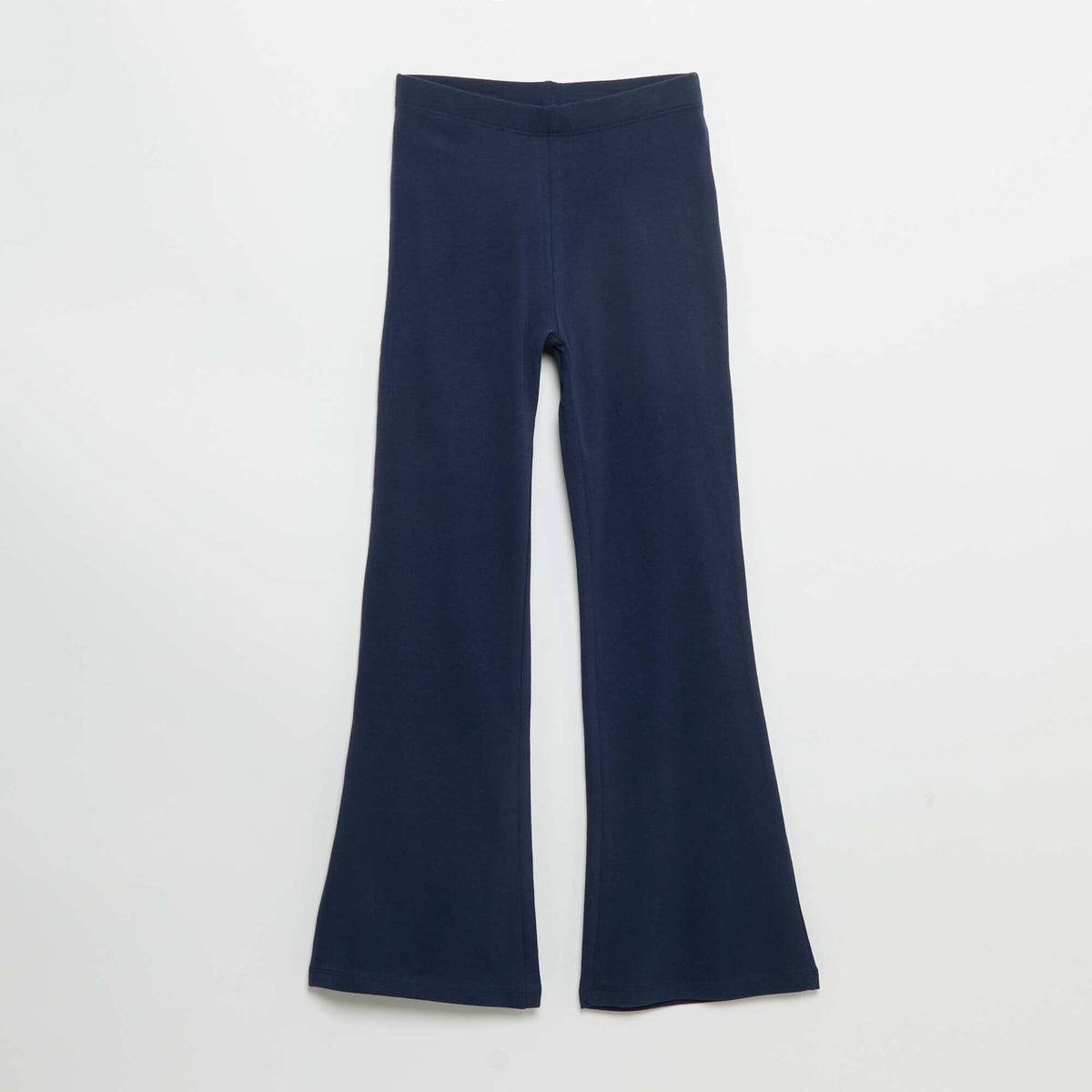 Lot de 2 leggings unis forme flare NOIR