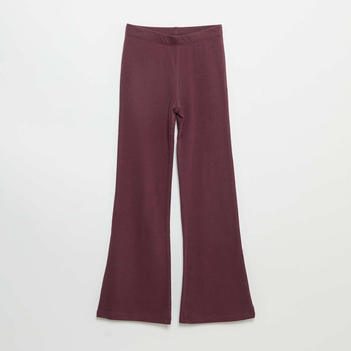 Lot de 2 leggings unis forme flare NOIR