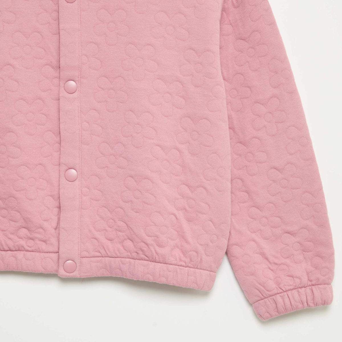 Sweat à manches longues et ouverture pressionnée VIOLET