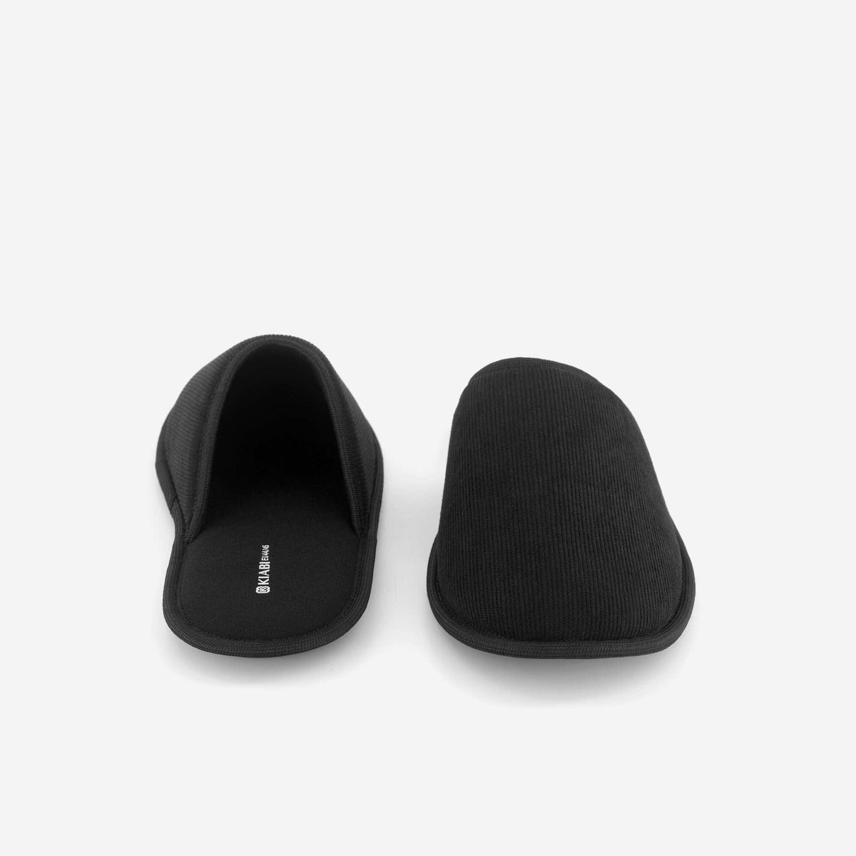 Chaussons mules unis NOIR
