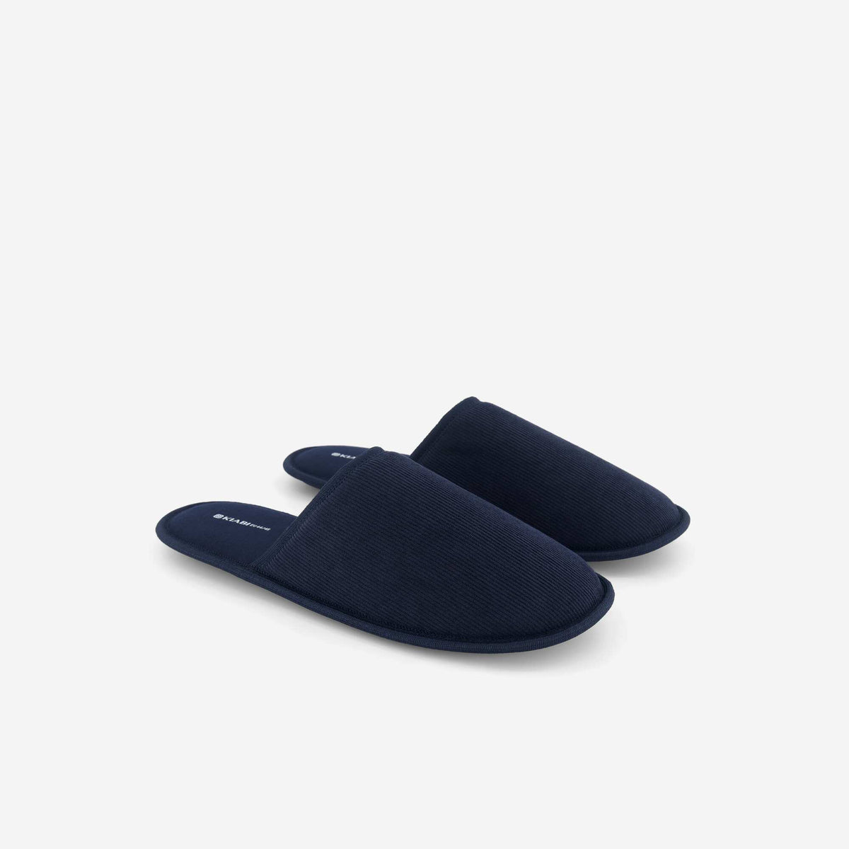 Chaussons mules unis BLEU