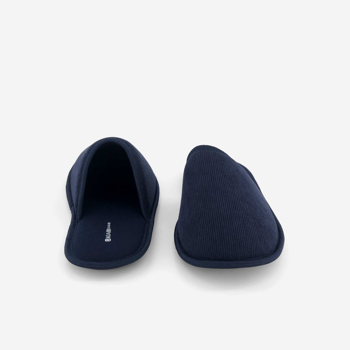 Chaussons mules unis BLEU