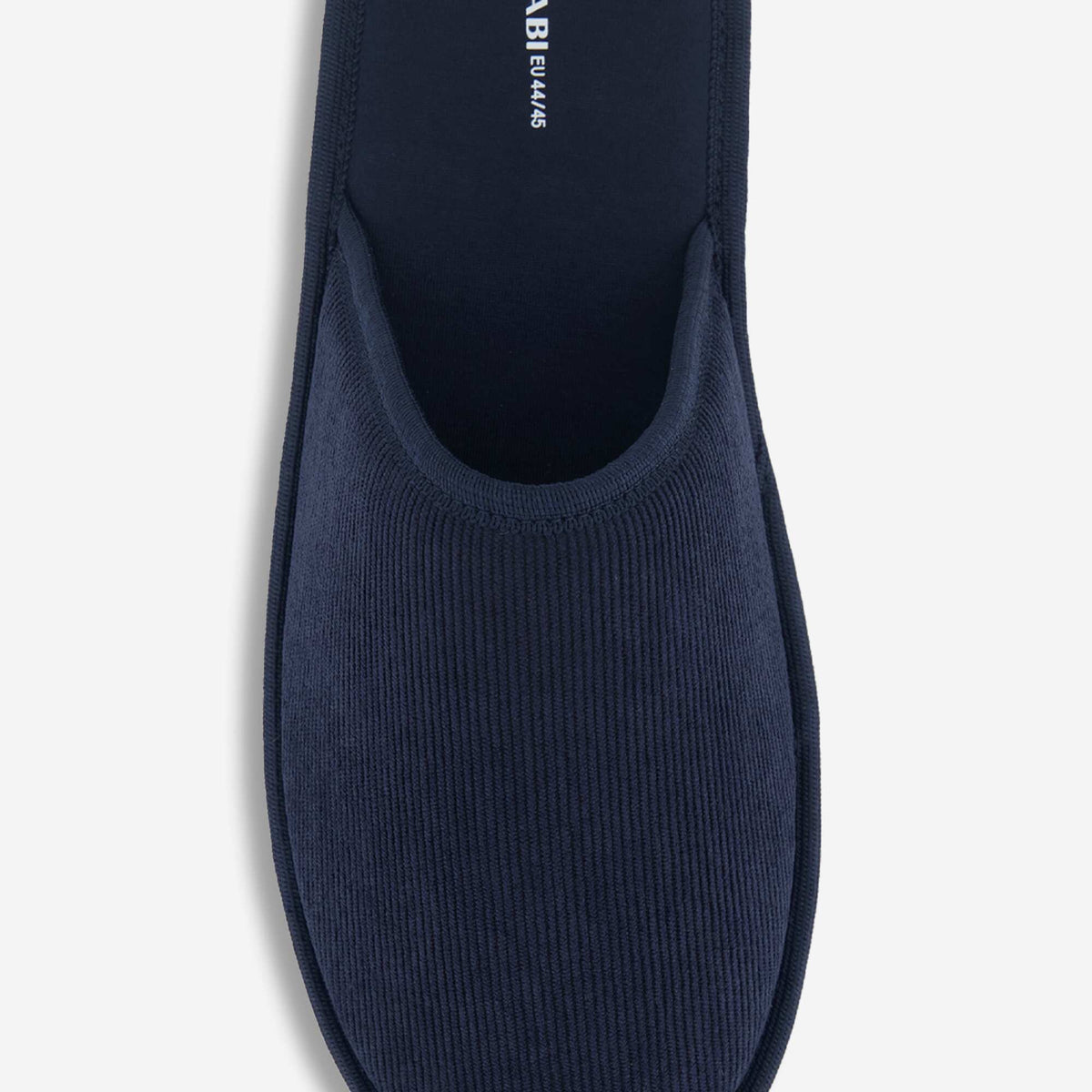 Chaussons mules unis BLEU