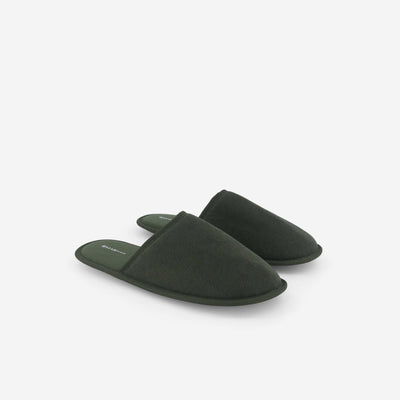 Chaussons mules unis KAKI