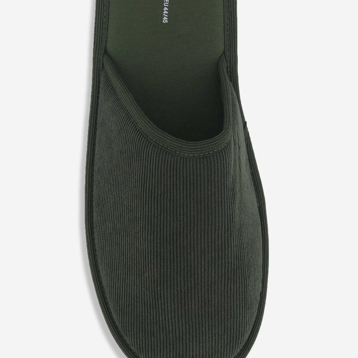Chaussons mules unis KAKI