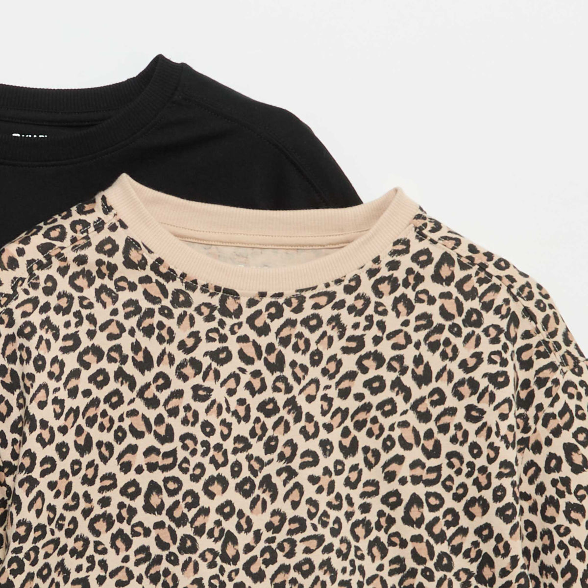 Lot de 2 t-shirts à manches courtes MARRON